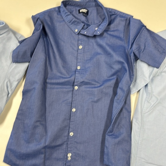 Lands End School Uniform Girls Short Sleeve Oxford Dress Shirt (set of 4) - Picture 2 of 6